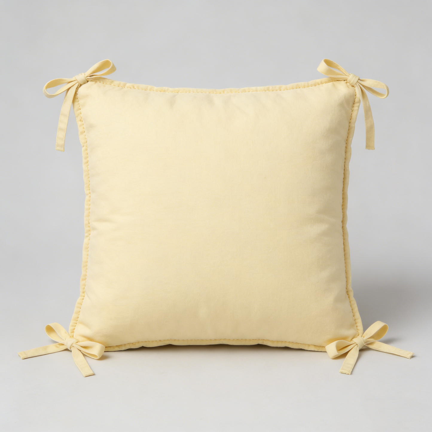 Butter Yellow Tie Pillow